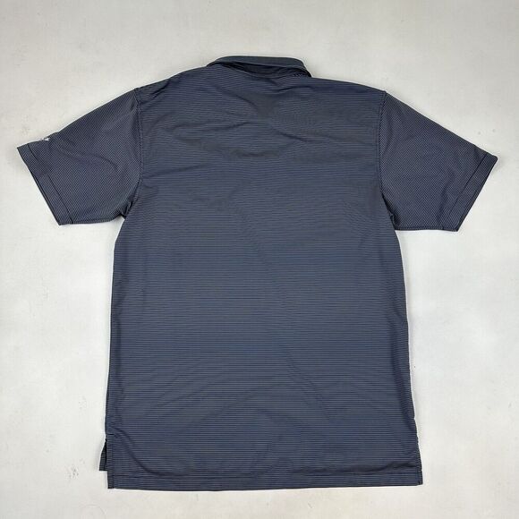 Dunning Golf Riverbend Country Club 1957 Blue Striped Polo Shirt S/S Sz L - Picture 5 of 6